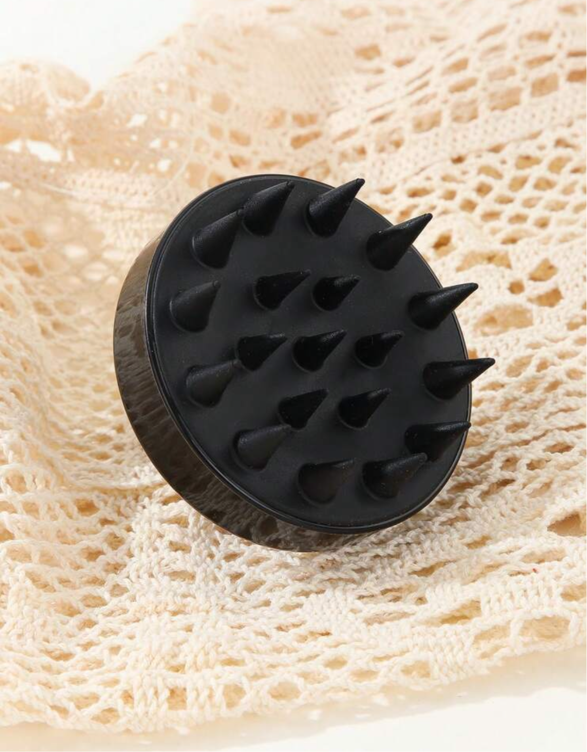 Brosse à cuir chevelu noire