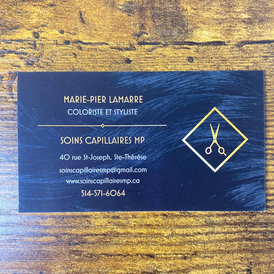 Certificat cadeau pour des services capillaires